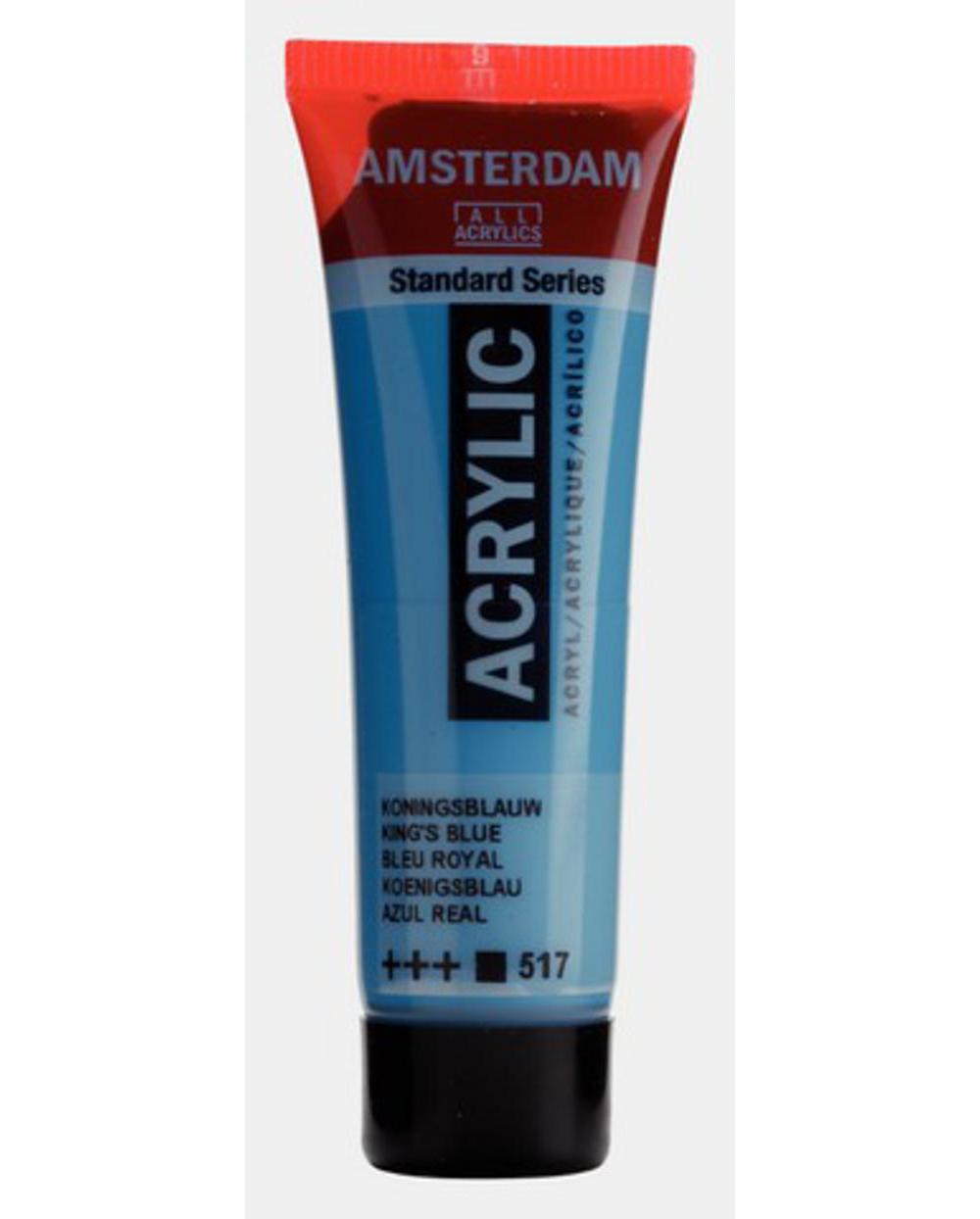 Amsterdam, Acrylic, Art & School, Paint, 20ml, 974510, King's Blue